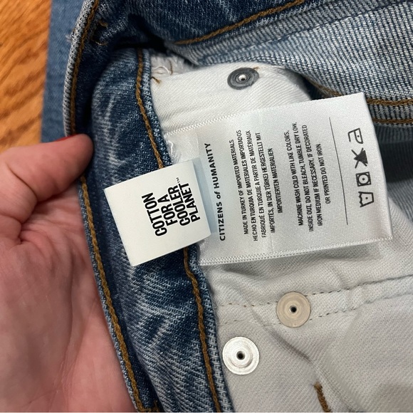Citizens Of Humanity Anissa Blue Straight Leg Jeans - Picture 11 of 11